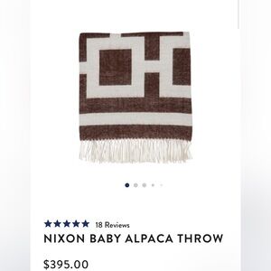 NIXON BABY ALPACA THROW